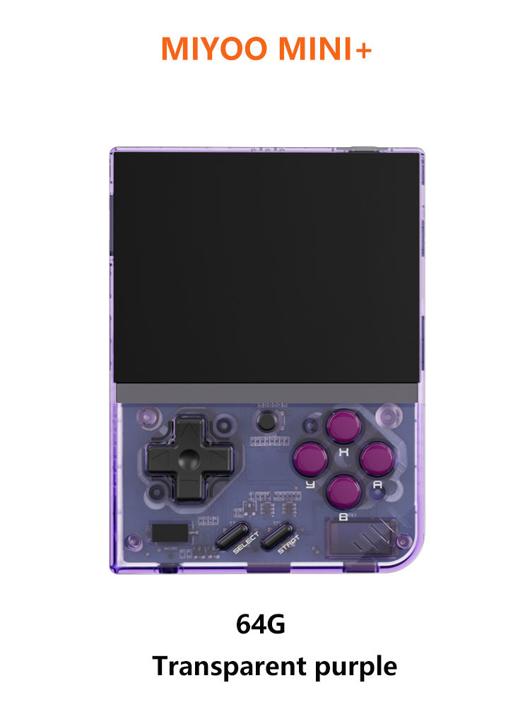Thumbnail: MIYOO Mini Plus Portable Retro Handheld Game Console 3.5-inch IPS HD Screen Chil