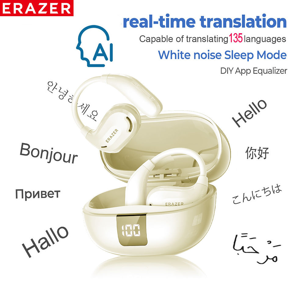 Thumbnail: ERAZER XT66PRO Bluetooth Earphones ASMR Headsets DIY APP AI Translator Earbuds W