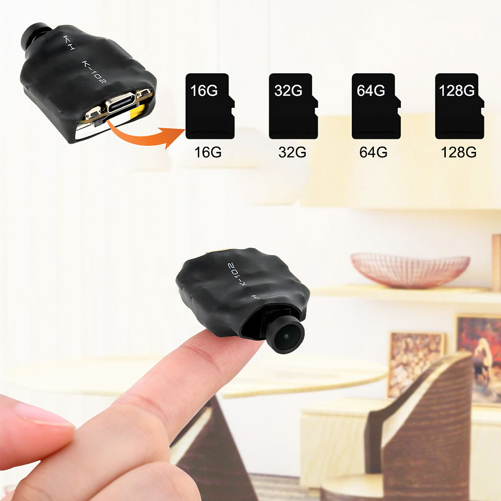 Thumbnail: 4K HD Mini Camera Wireless WIFI Camera Supports 5X zoom, motion detection, remot