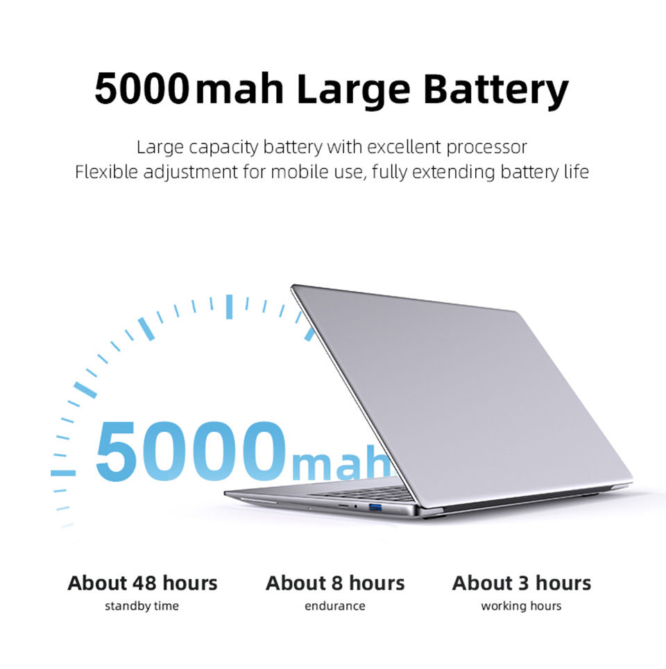 Thumbnail: 2026 Intel Core i7 9850H Intel A3950 Ultra Slim Laptop 14.1“ Windows 11 Notebo