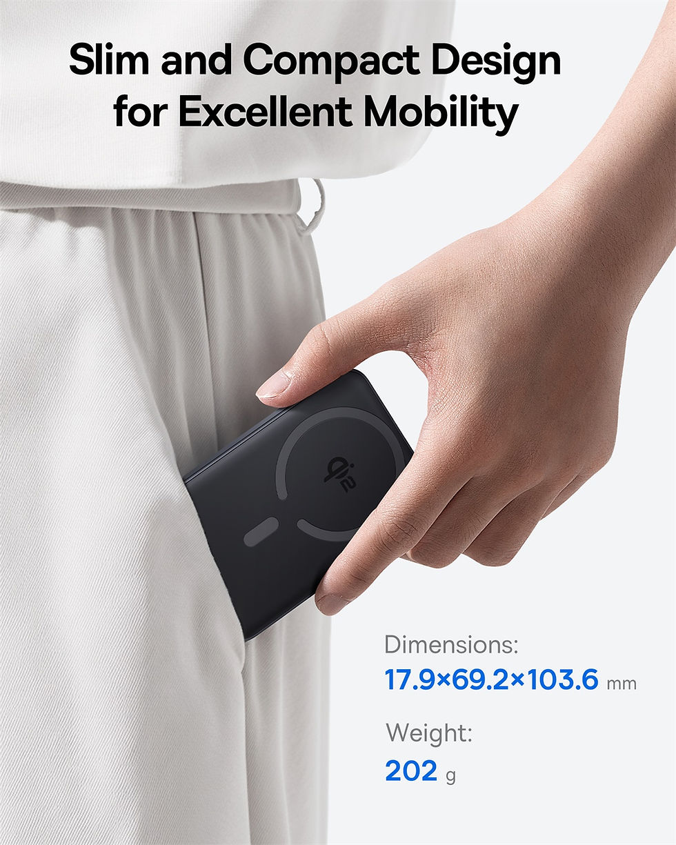 Thumbnail: Baseus Qi2 Magnetic Power Bank 10000mah 15W Wireless Charging 22.5W Wired Charge