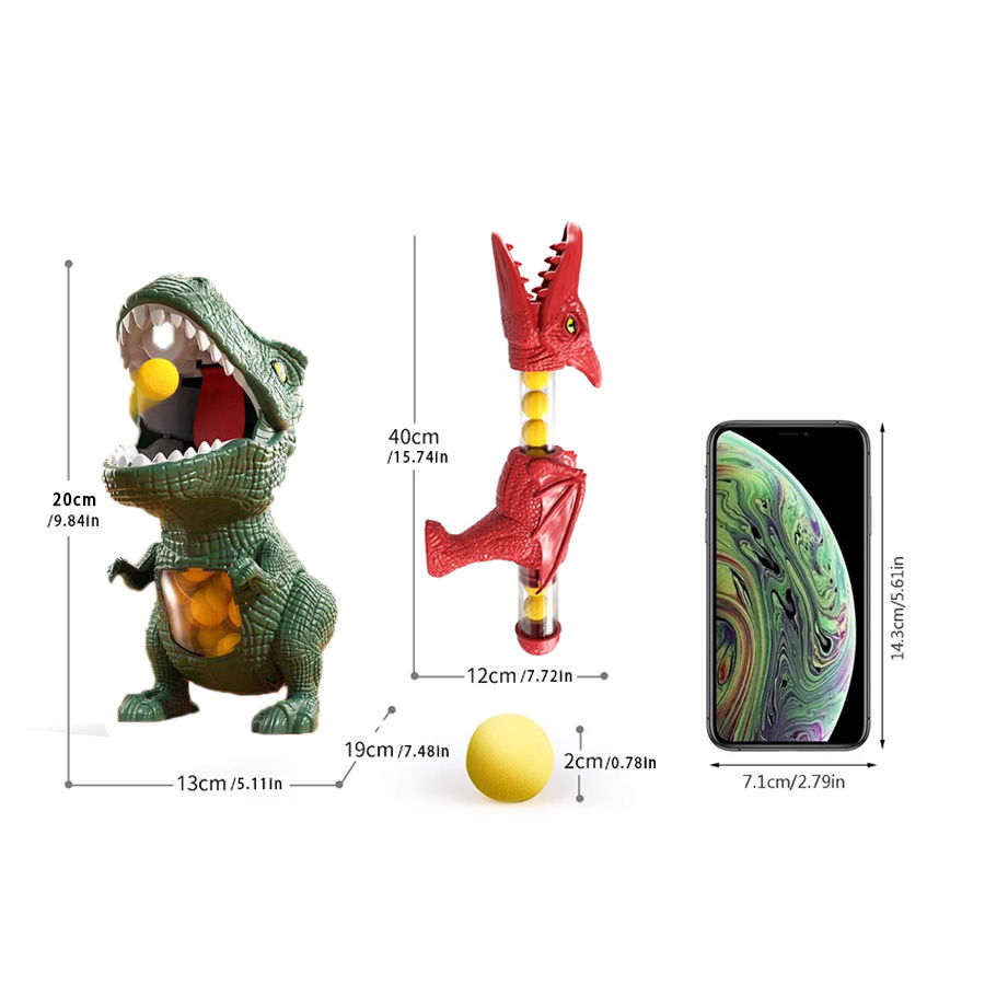 Thumbnail: Dinosaur Shooting Tyrannosaurus Rex Ball Soft Bullet Gun Parent Child Interactiv