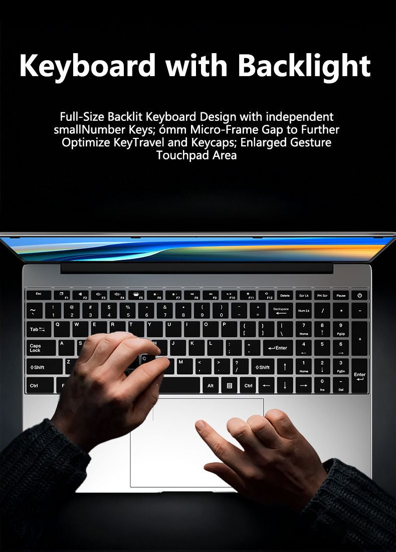 Thumbnail: Ultra Slim Windows 11 Laptop Computer 15.6" 32GB RAM 512GB 1TB SSD Intel I9-9900