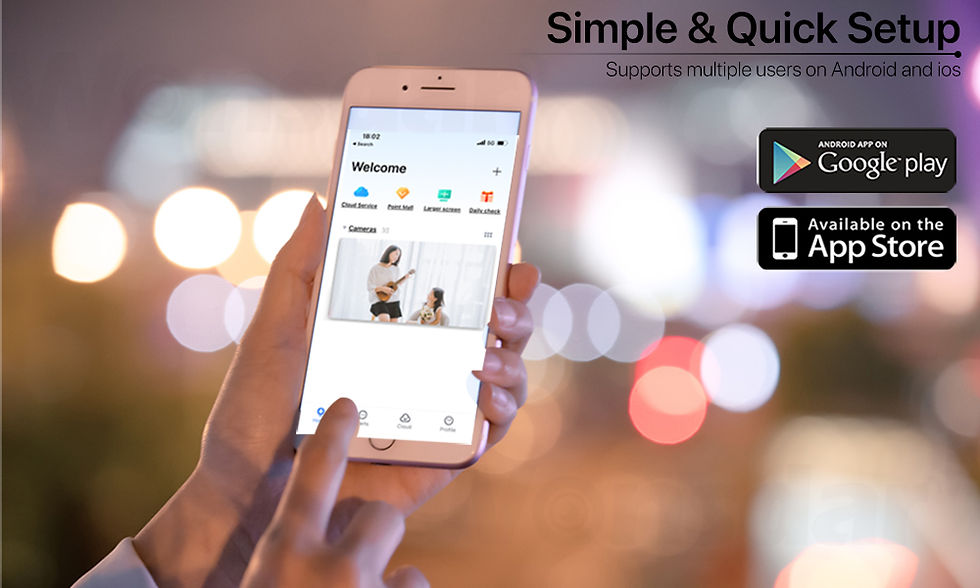 Thumbnail: Three Screen WIFI IP Camera Outdoor 4K Dual Lens PTZ Camera Ai Human Detection I