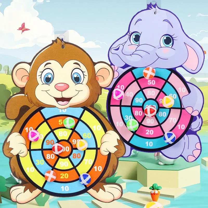 Thumbnail: Educational Dart Board Baby Dart Indoor Sports Child Montessori Games for Childr