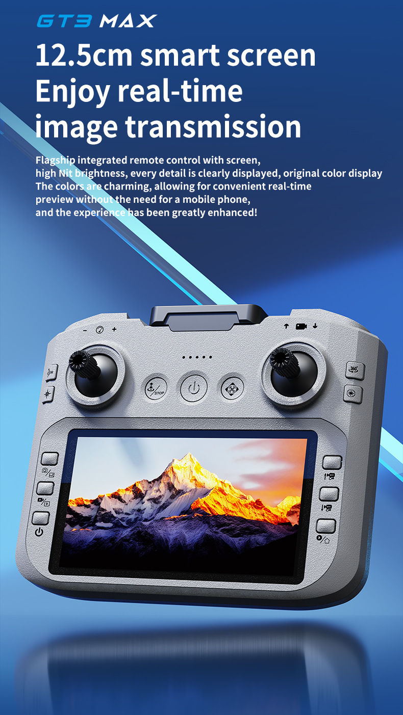 Thumbnail: 2025New GT3 MAX Drone 8K HD 4.3" Remote Control Headless Mode Helicopter 360° F