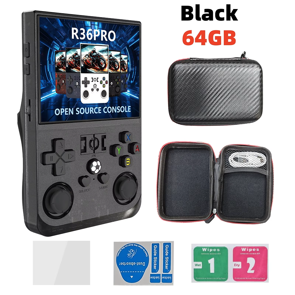 Thumbnail: R36S Retro R36 Ultra Handheld Video Game Console IPS Screen 128GB Games Portable