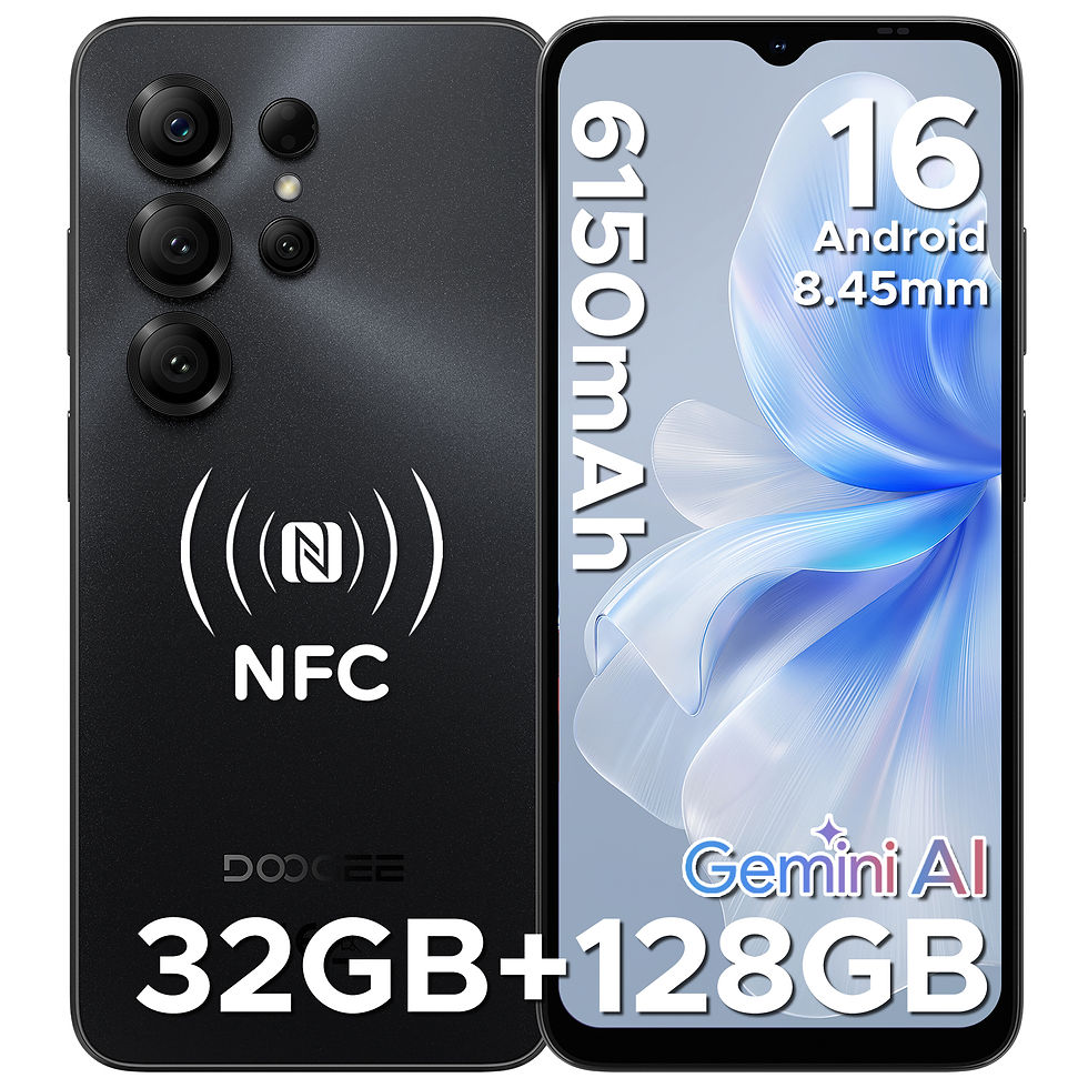 Thumbnail: Global Version DOOGEE Note56X Pro Smartphone Android 16 Gemini AI  6150mAh Batte