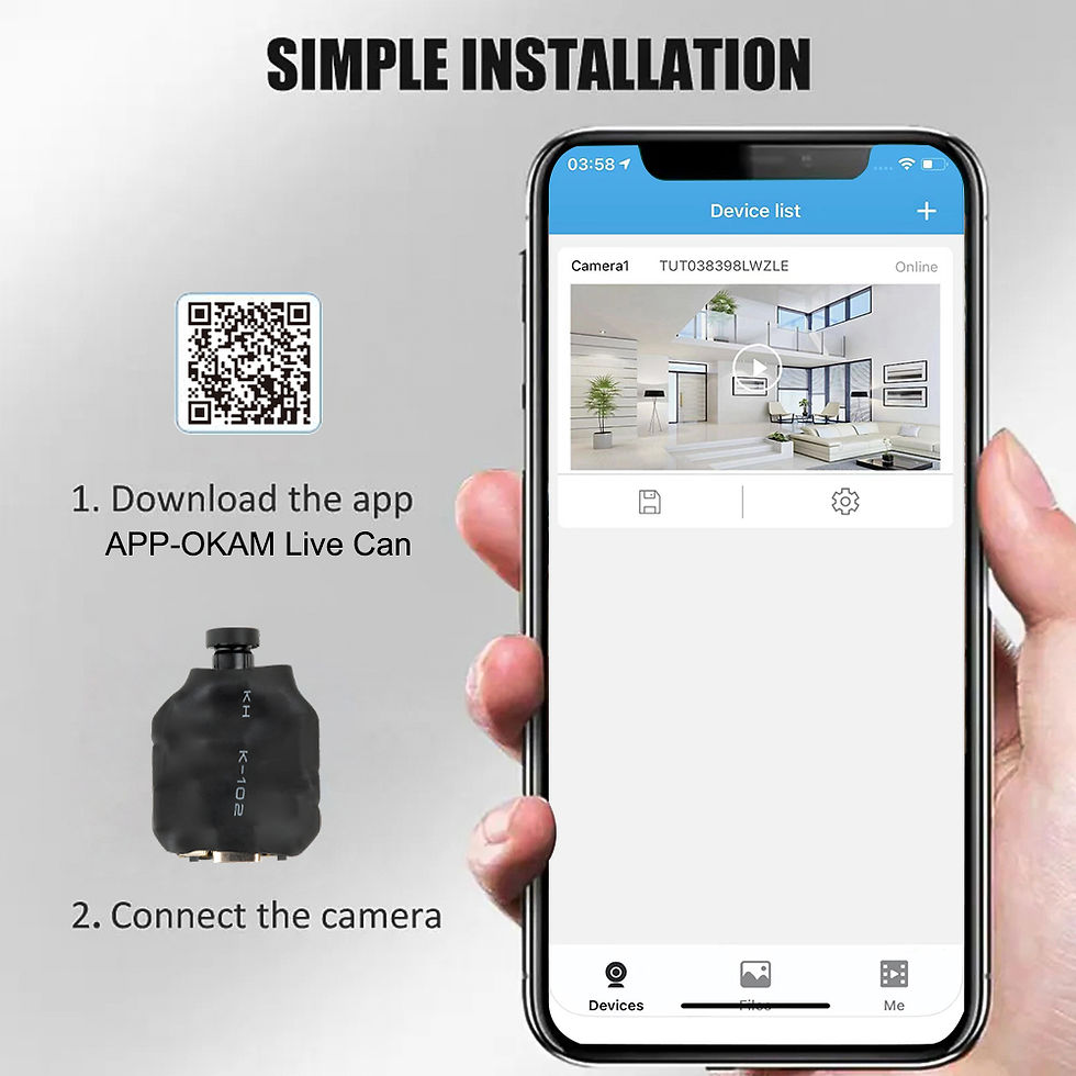 Thumbnail: 4K HD Mini Camera Wireless WIFI Camera Supports 5X zoom, motion detection, remot