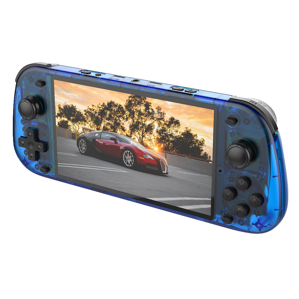 Thumbnail: New R50S Retro Handheld Game Console 5.1 Inch Large Screen Linux System 854*480 