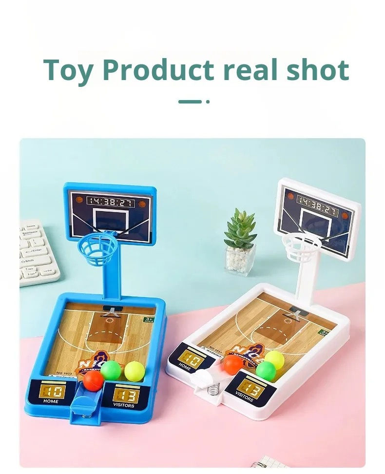Thumbnail: 1 Pcs+1 Ball Random Color Indoor and Outdoor Interactive Basketball Games Puzzle
