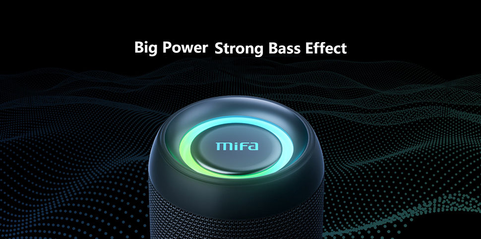 Thumbnail: mifa A90 Bluetooth Speaker 60W Output Power Bluetooth Speaker with Class D Ampli