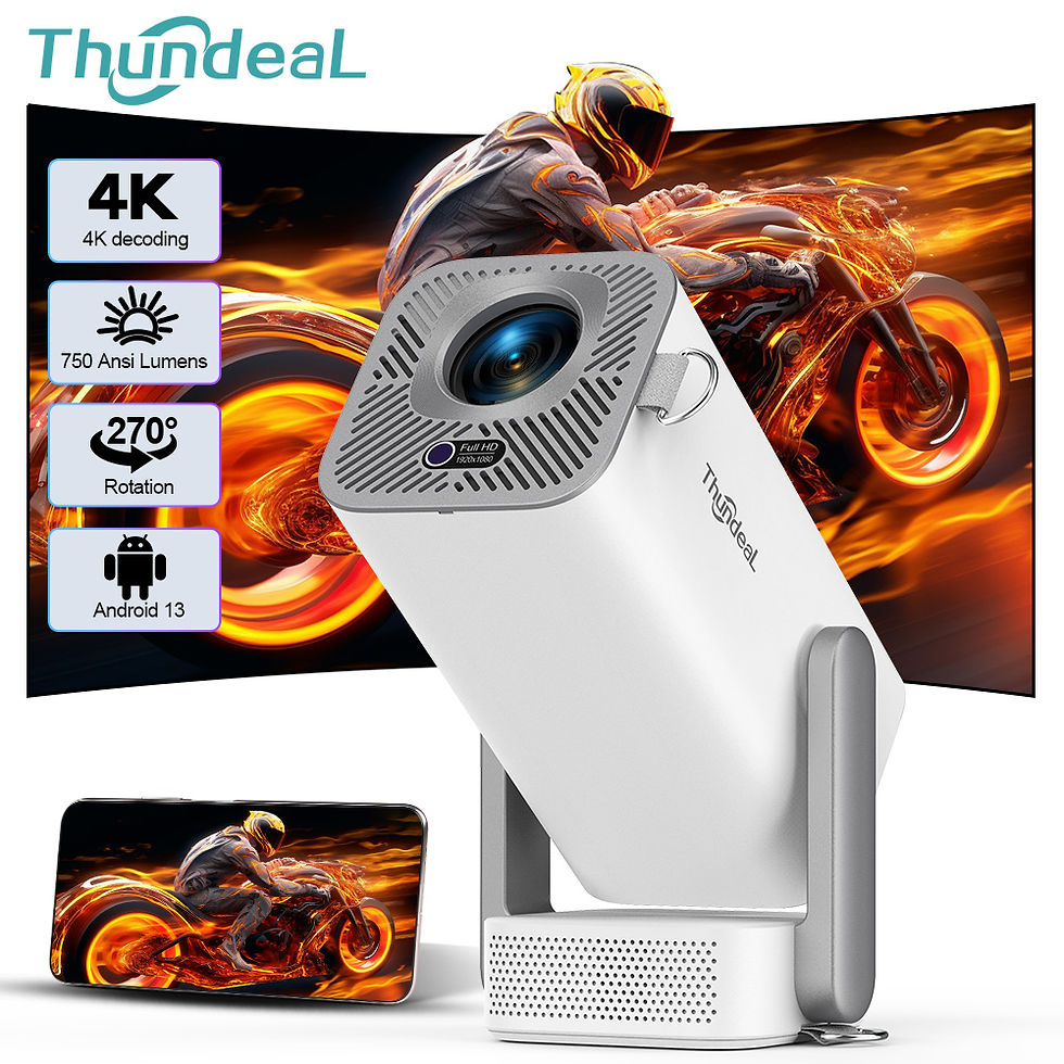 Thumbnail: ThundeaL 4K Android Full HD Projector TD80Pro Mini Beam Projector TD80 Pro 1080P