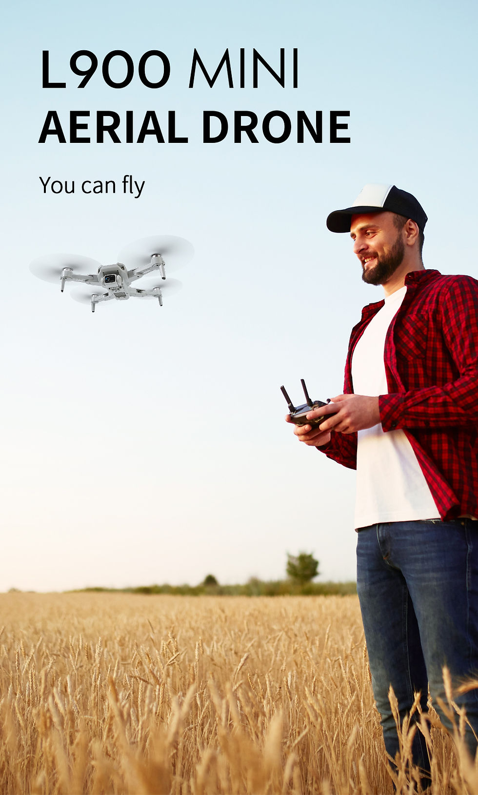 Thumbnail: Drone L900 Pro 4K Professional 5G GPS HD Dual Camera Photography Brushless Folda