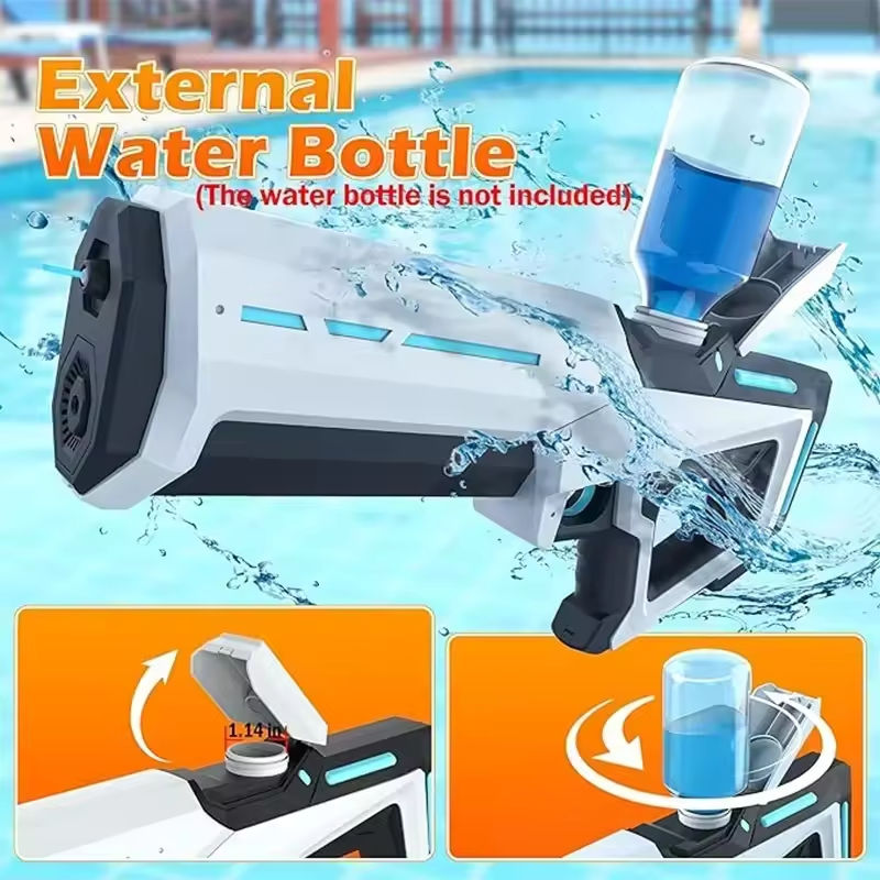 Thumbnail: Electric Water Guns for Adults Powerful Squirt Automatic Suction Water Storage G