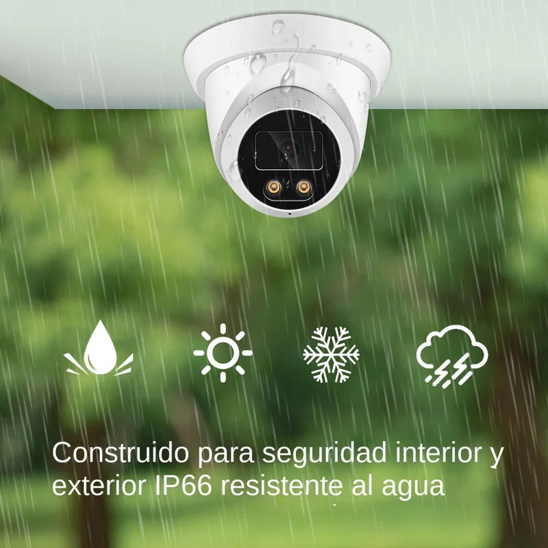 Thumbnail: New 4K 8MP IP Camera Audio Outdoor AHD H.265 Onvif Wide Angle 2.8mm AI Color Nig