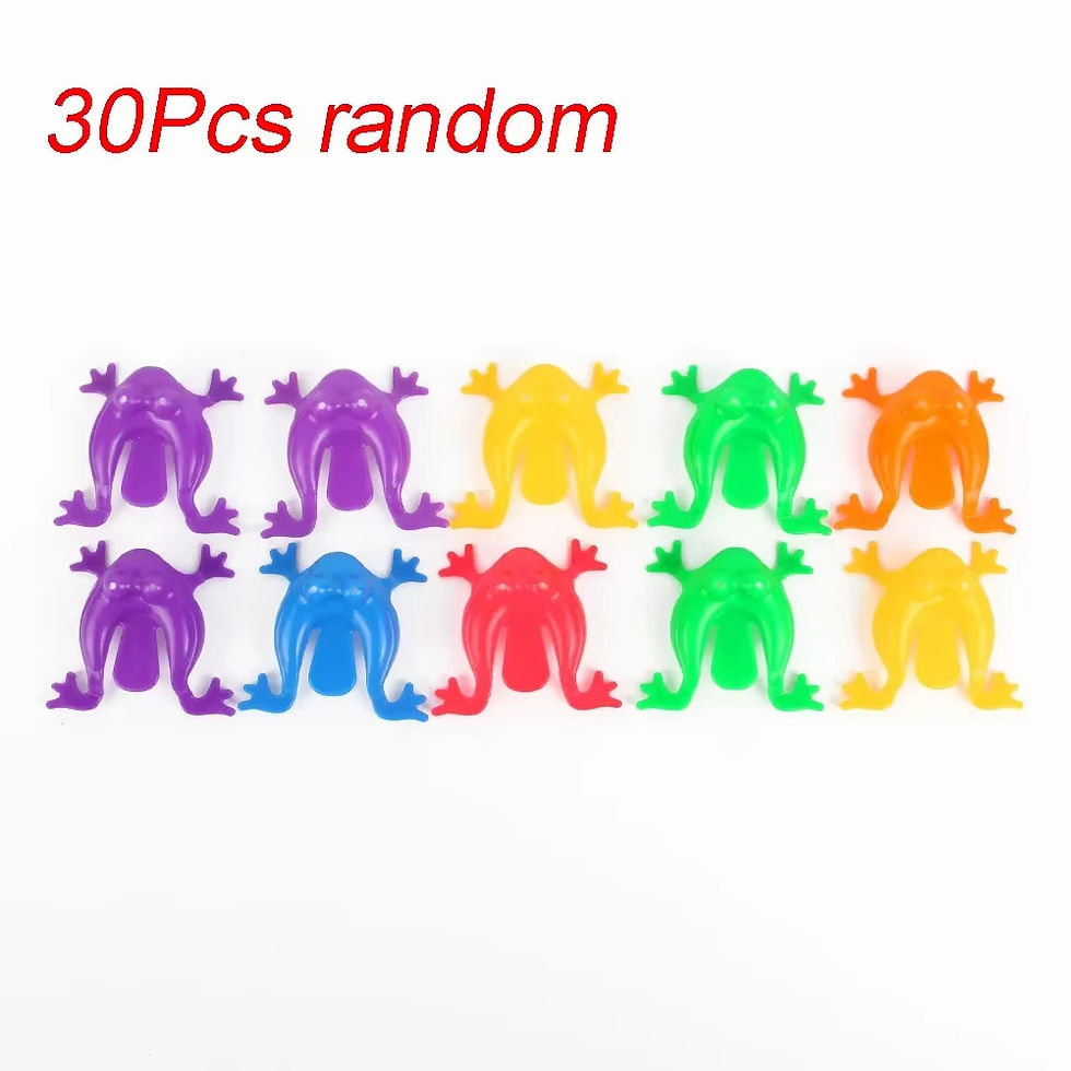 Thumbnail: 1-20pcs Jumping Frog Toy Parent-child Bounce Frogs Anxiety Toy for Kids Assorted