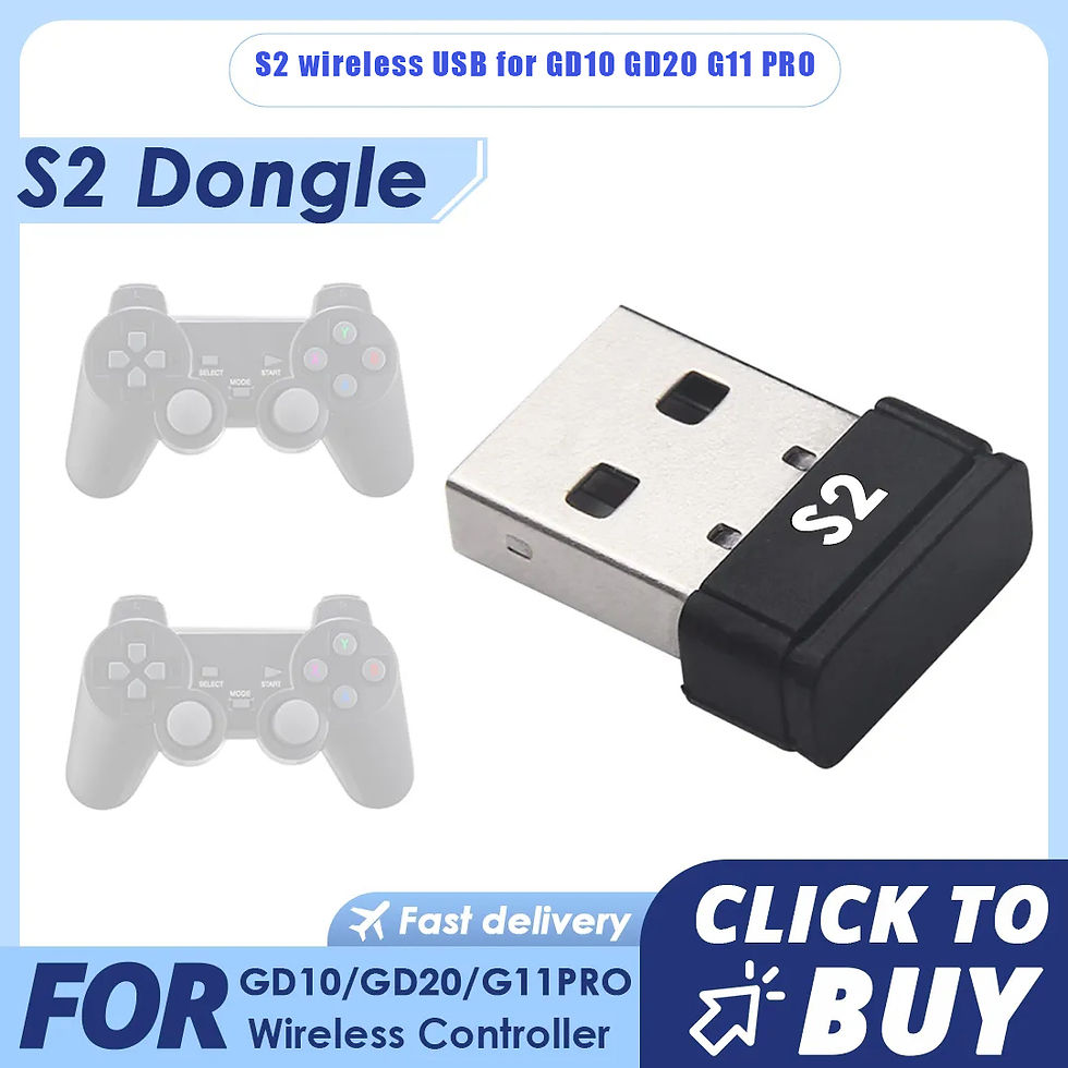 Thumbnail: S2 USB dongle for GD10 4K Game Stick Game Stick for gamepad wireless receiver fo