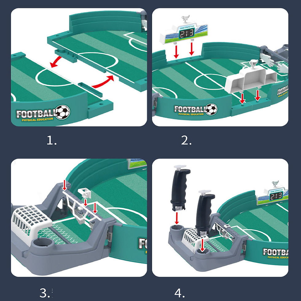 Thumbnail: Interactive Parent-Child Board Match for Kids, 2-Player Mini Table Football Game