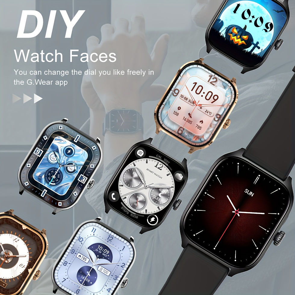 Thumbnail: LAXASFIT 2025 New Smart Watch H9 Bluetooth Calls Men Women Smartwatches Fitness 