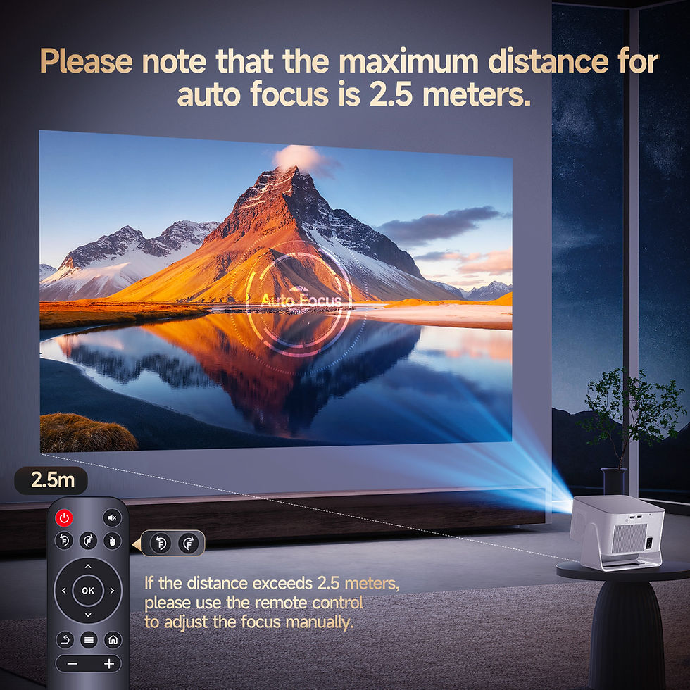 Thumbnail: Magcubic Auto Focus Android14 4K Projector 900ANSI 8K Native 1080P HY350Max With