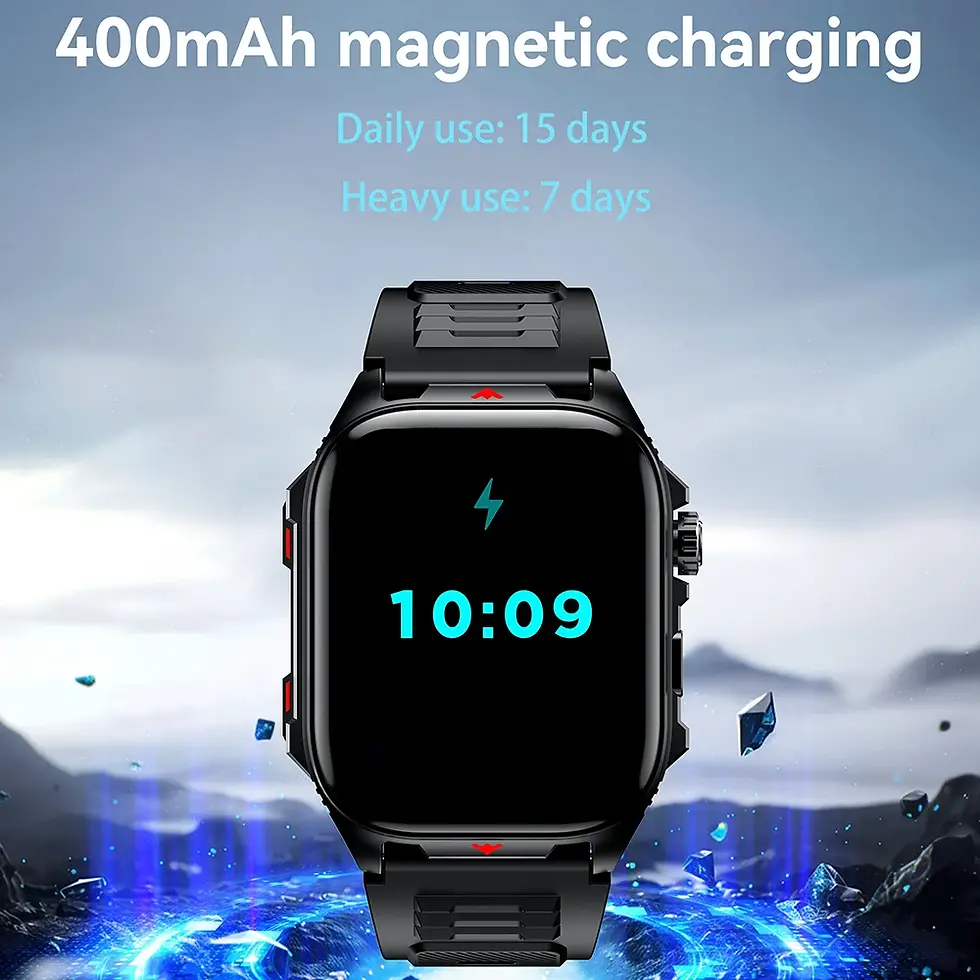Thumbnail: Electronic Smart Watch BT Call Heart Rate Monitor Smartwatch Fitness Tracker Wat