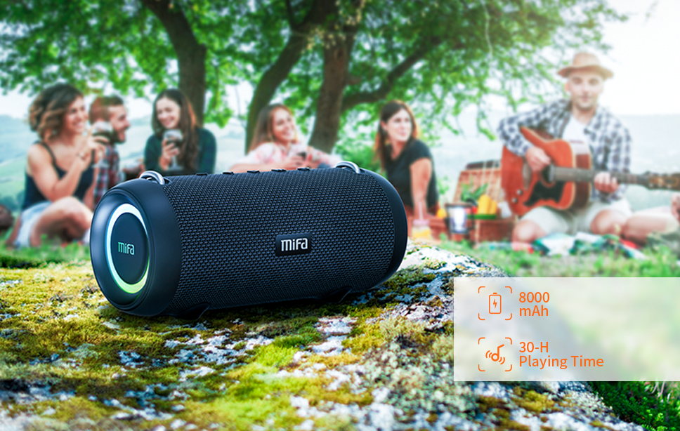 Thumbnail: mifa A90 Bluetooth Speaker 60W Output Power Bluetooth Speaker with Class D Ampli