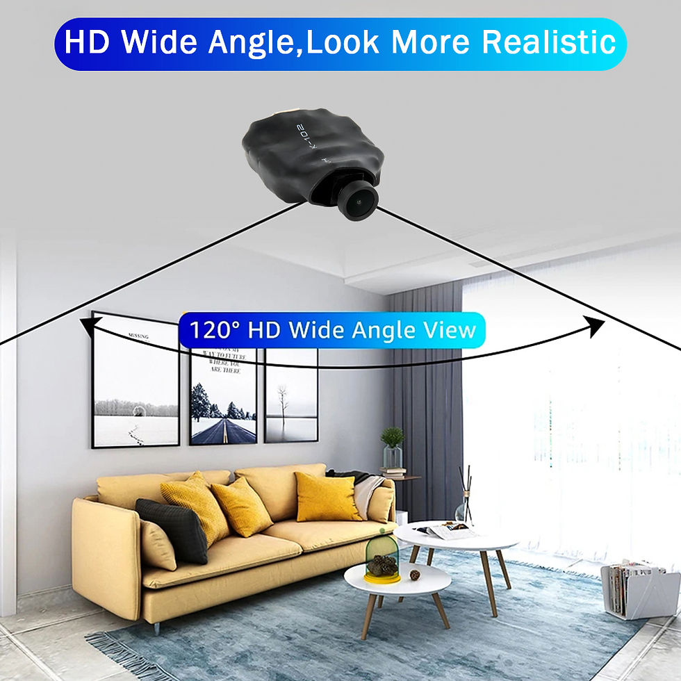 Thumbnail: 4K HD Mini Camera Wireless WIFI Camera Supports 5X zoom, motion detection, remot