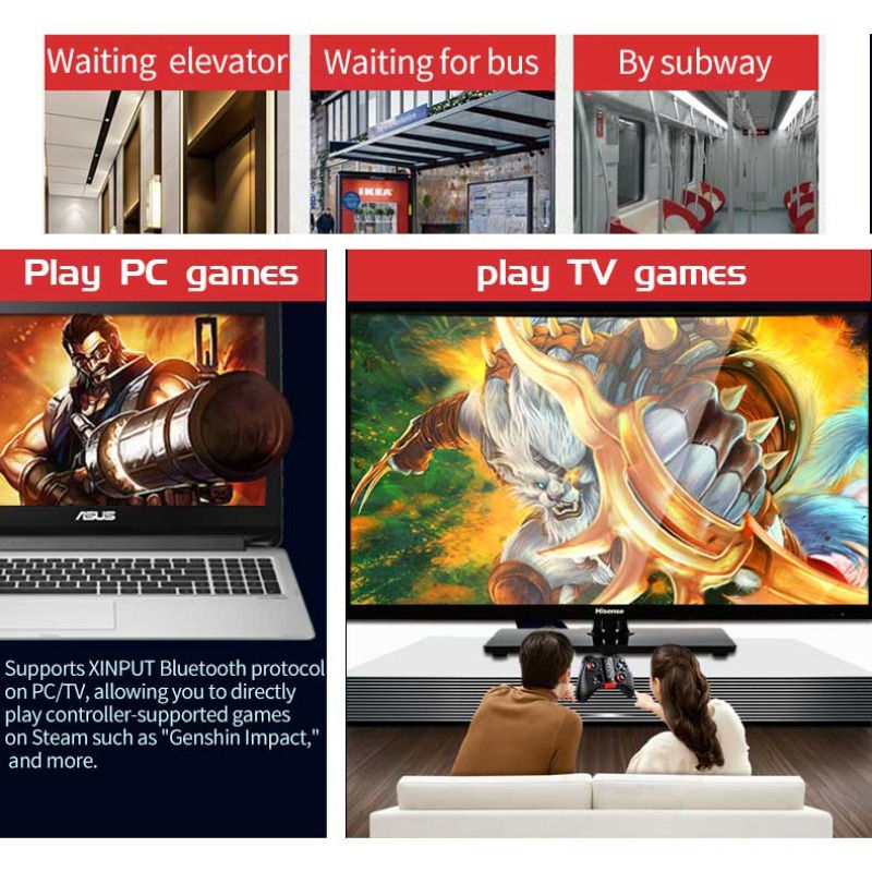 Thumbnail: Bluetooth 5.3 Type-c Interface for IOS Android Mobile Phone PC Smart TV Box Cont