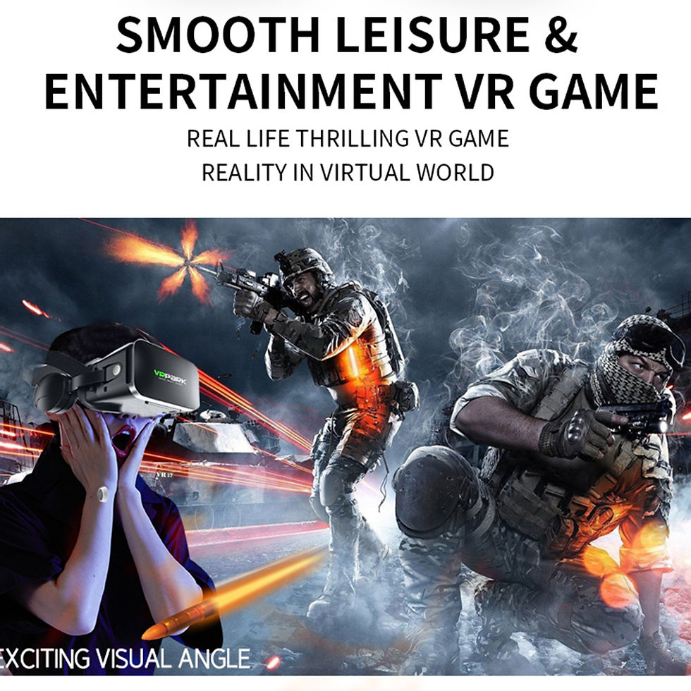 Thumbnail: Virtual Reality VR Glasses 3D Headset Bluetooth Devices Smart Phone Helmet Goggl