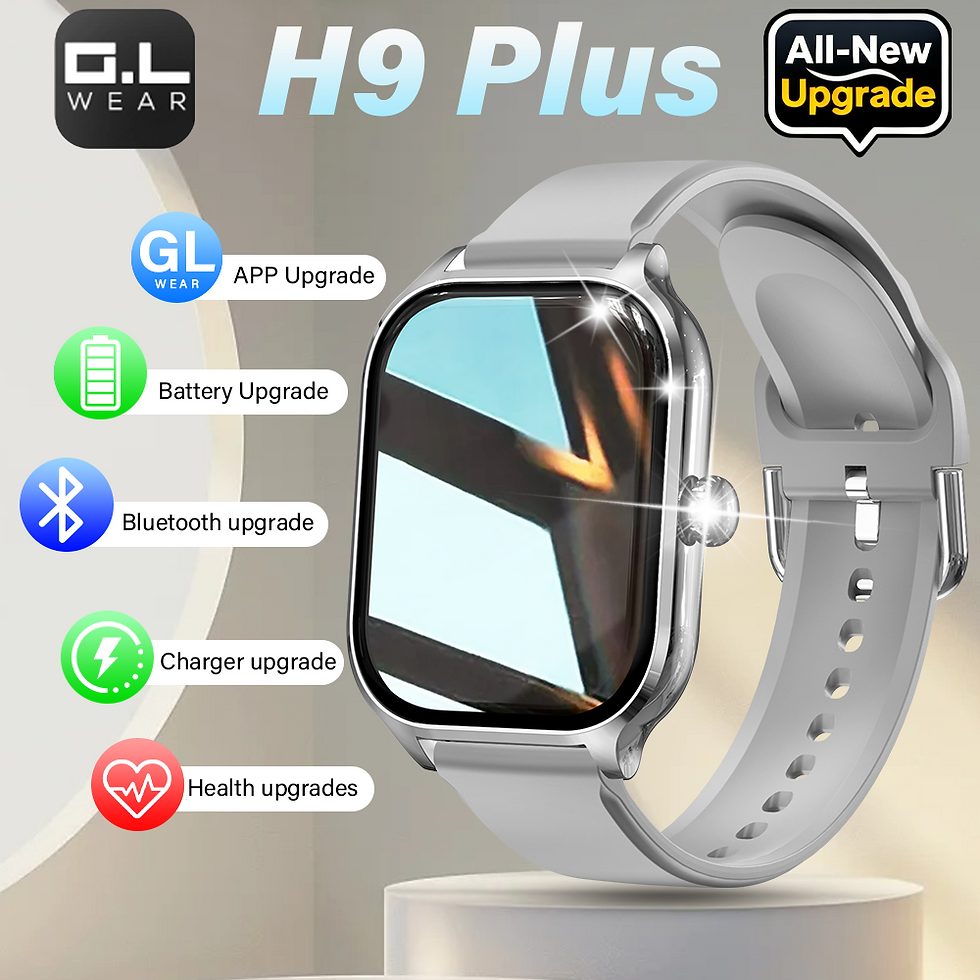 Thumbnail: LAXASFIT 2025 New Smart Watch H9 Bluetooth Calls Men Women Smartwatches Fitness 