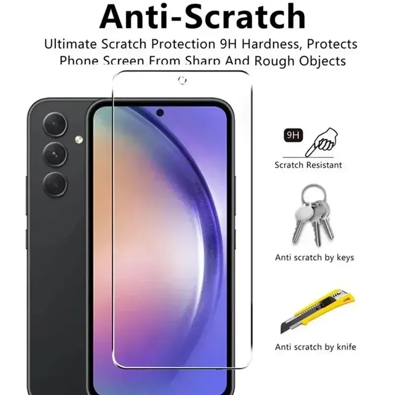 Thumbnail: 5Pcs Screen Protector for Samsung Galaxy A55 A54 A13 A53 A52 A12 A22 A33 A32 A51