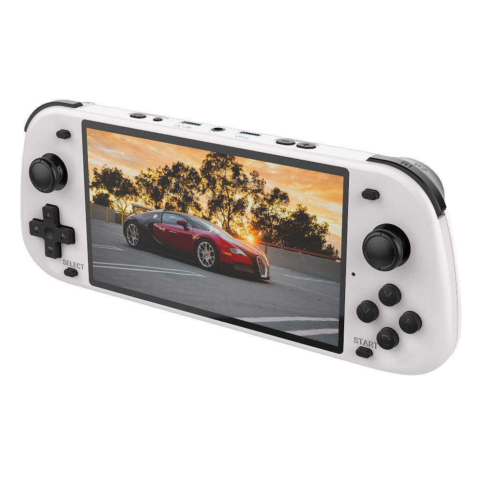 Thumbnail: New R50S Retro Handheld Game Console 5.1 Inch Large Screen Linux System 854*480 