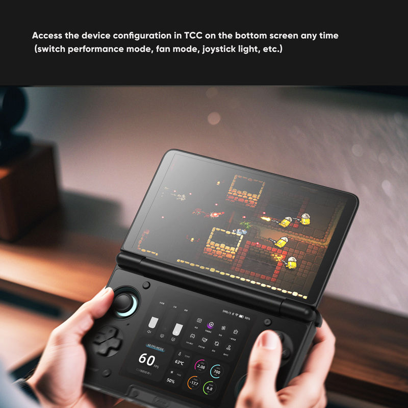 Thumbnail: AYN Thor Android Handheld Dual Screen Clamshell 6'' AMOLED Screen 1080p Gaming E