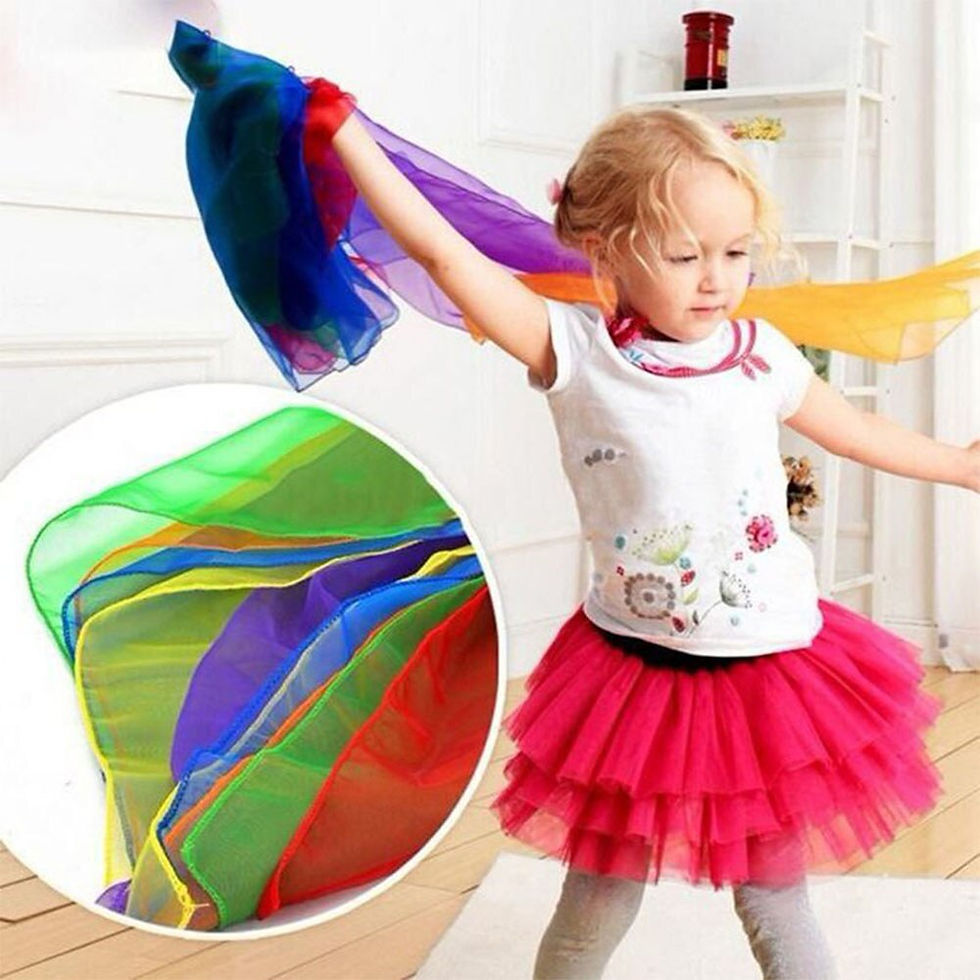 Thumbnail: 6 Colors Practical Gymnastics Scarves For Outdoor Game Toys Dancing And Juggling