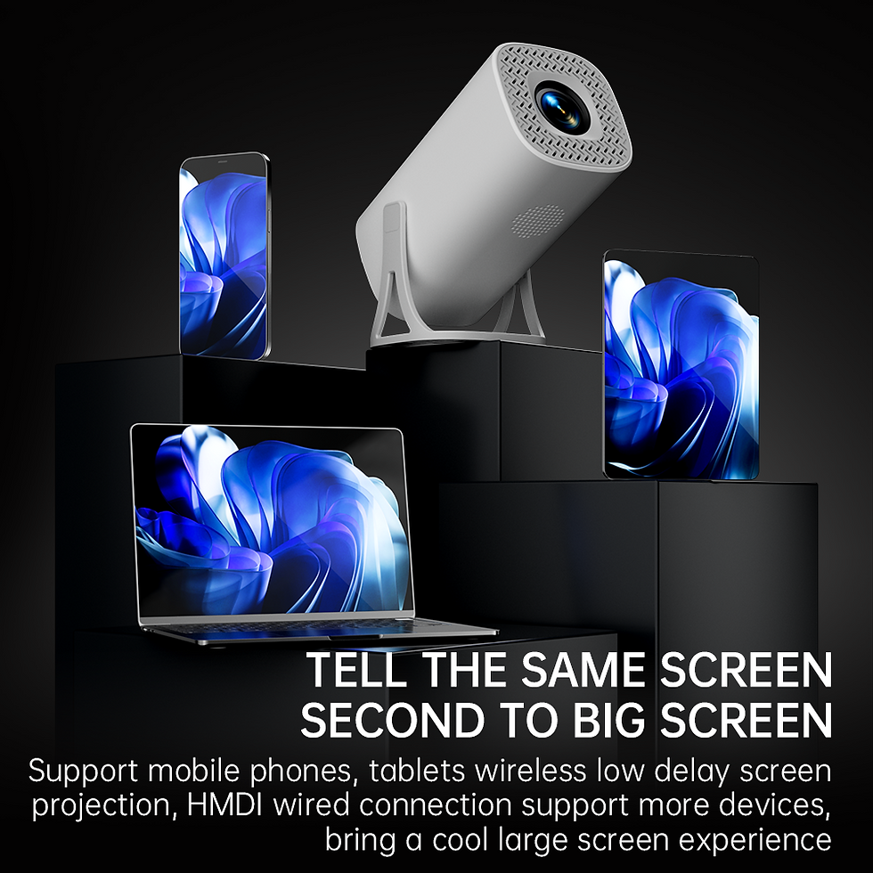 Thumbnail: S40MAX Android 11 Gaming Projector 64GB TF Card Wireless Gaming Controller Dual 