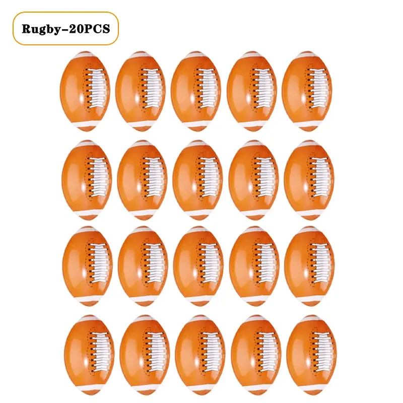 Thumbnail: 1-20PCS Inflatable Sports Balls Set Football Baseball Basketball Summer Beach Po