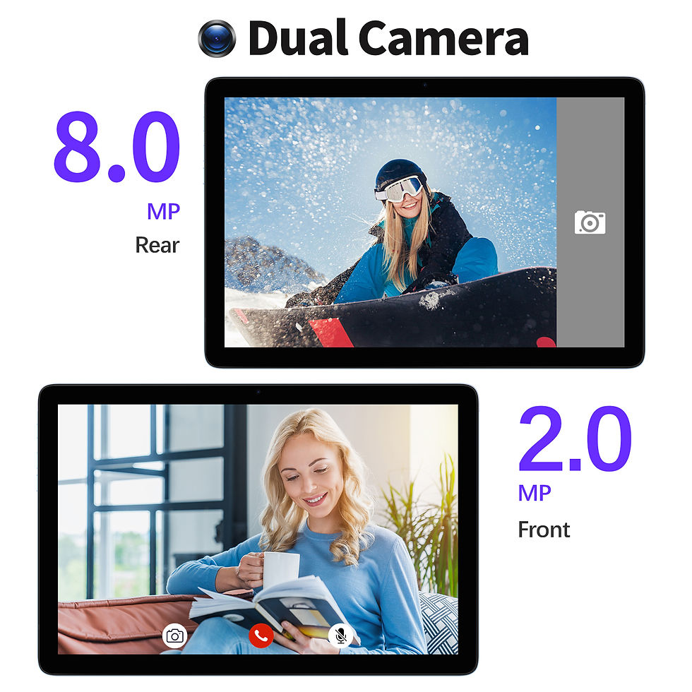 Thumbnail: PRITOM TAB11 Android 14 Tablet, 10 Inch, Octa-Core, 5G WiFi6, 128GB, 8000mAh, HD