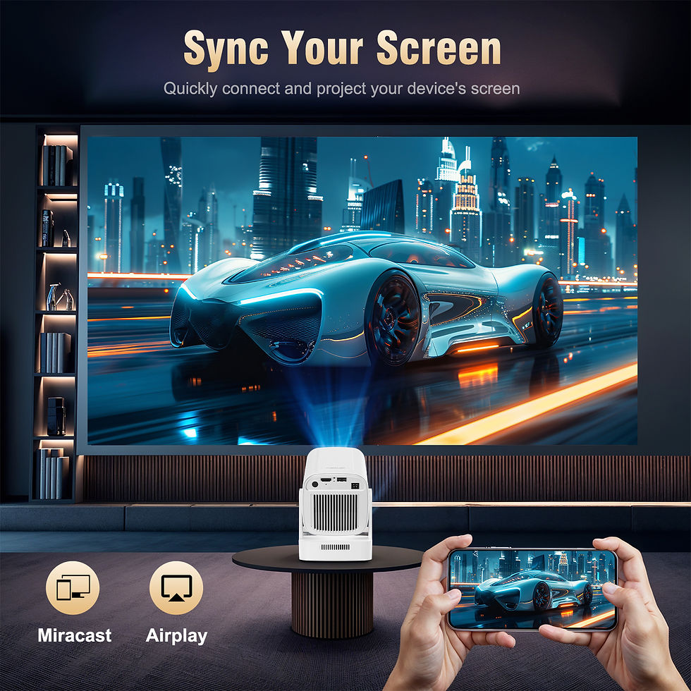 Thumbnail: Magcubic HY310 Projector Auto Focus 4K Native 1080P 330ANSI Android11 5W Speaker