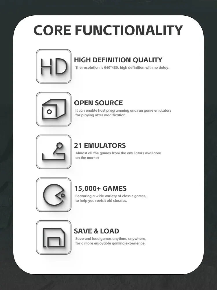 Thumbnail: BOYHOM R36S Retro Handheld Video Game Console Linux System 3.5 Inch IPS Screen P