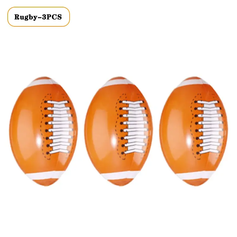 Thumbnail: 1-20PCS Inflatable Sports Balls Set Football Baseball Basketball Summer Beach Po