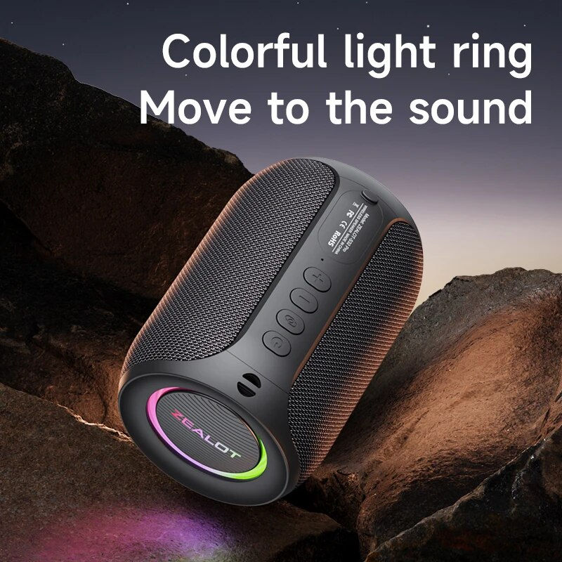 Thumbnail: ZEALOT-S32PRO 15W Portable Bluetooth 5.2 Speaker Outdoor Waterproof Wireless TWS