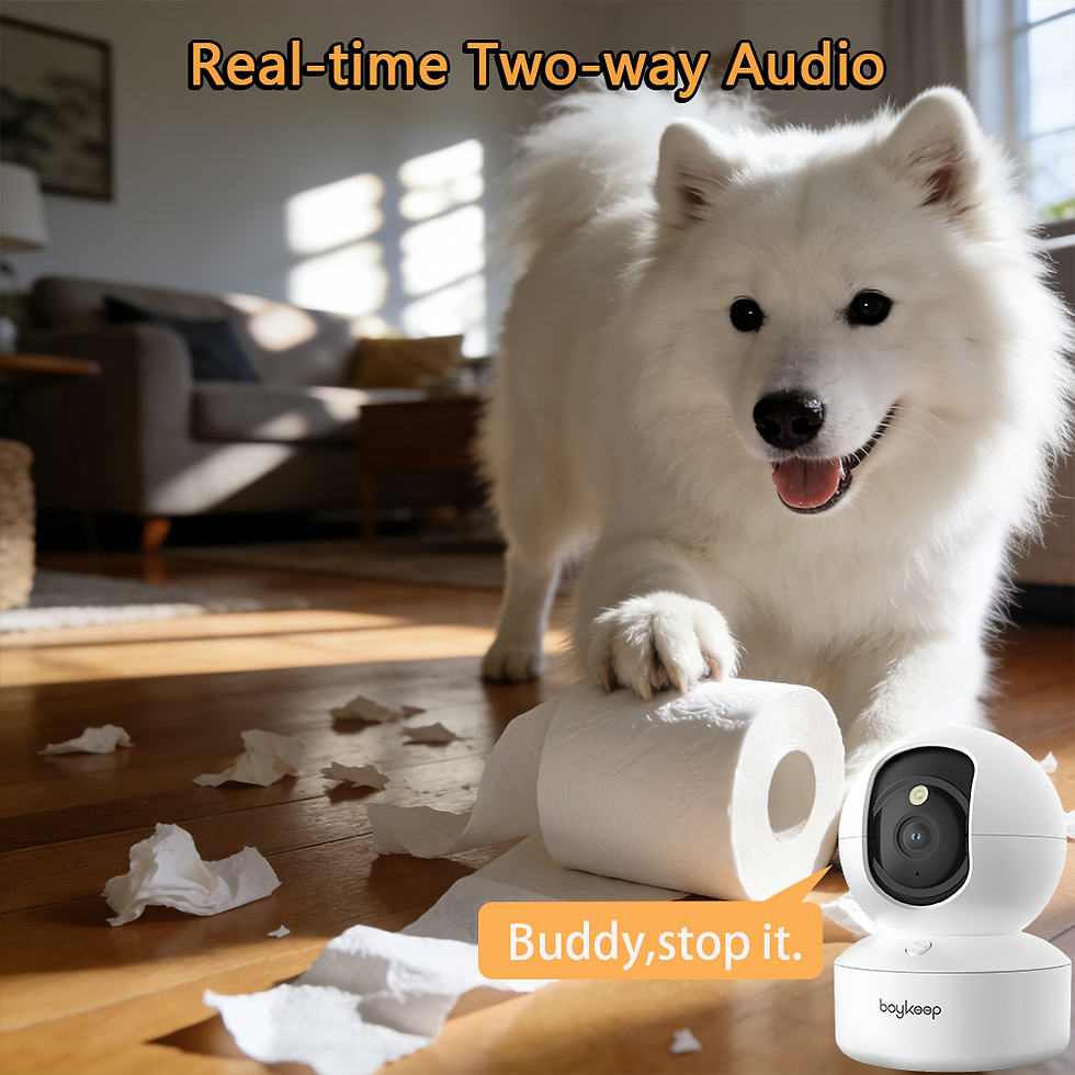 Thumbnail: BoyKeep 2K Smart WiFi Security Camera Dual Band 5G/2.4GHz Indoor Surveillance Ca