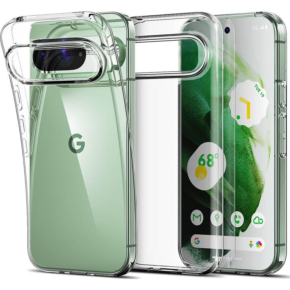 Thumbnail: Silicone Soft Ultra Thin Case For Google Pixel 9 8A 8 7 7A 6A 6 Pro XL Clear She