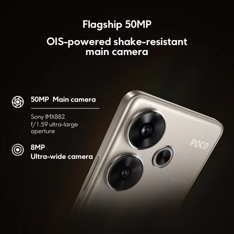 Thumbnail: POCO F6 5G Smartphone Global Version 90W turbo charging Snapdragon 8s Gen 3 NFC 