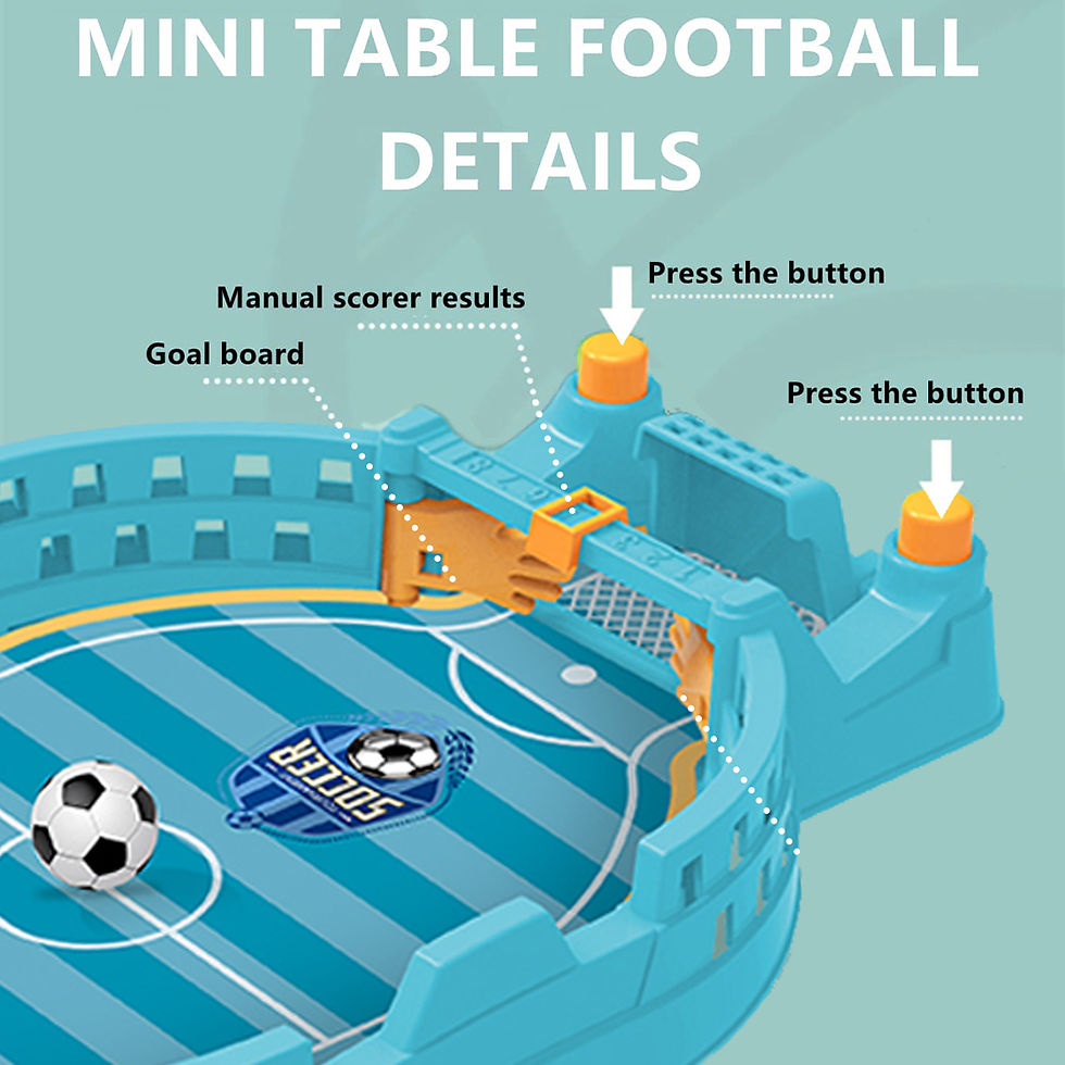 Thumbnail: Football Table Mini Tabletop Interactive Game, Soccer Tabletops Competition Spor
