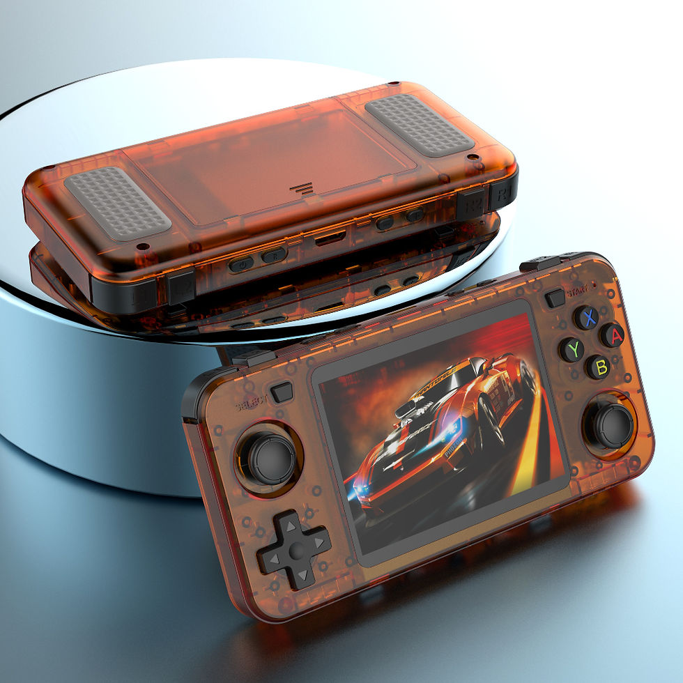 Thumbnail: BOYHOM New R36H Handheld Game Console 3.5-inch IPS Screen Linux RK3326 Retro Vid