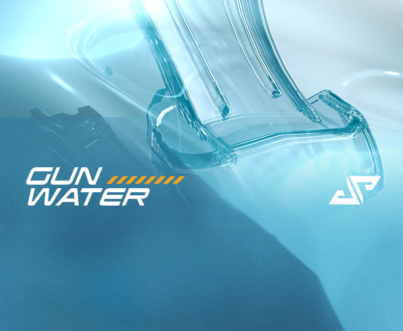 Thumbnail: Water Battle Water Gun Manual Burst Water Gun Funny Pistol Toy for Summer Outdoo
