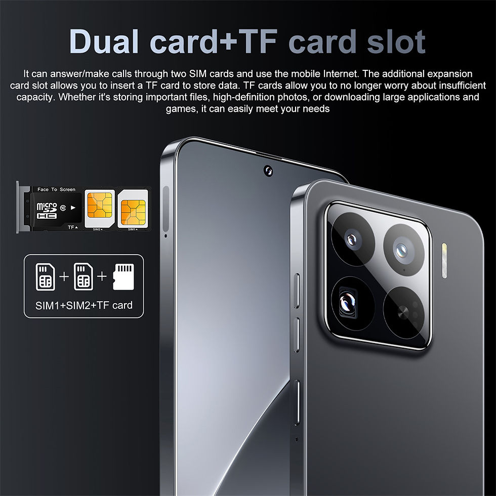 Thumbnail: 2026 New 15T Pro Smartphone 5G 7.0HD 22G+2TB Dual SIM Card Cell Phone  Android 8