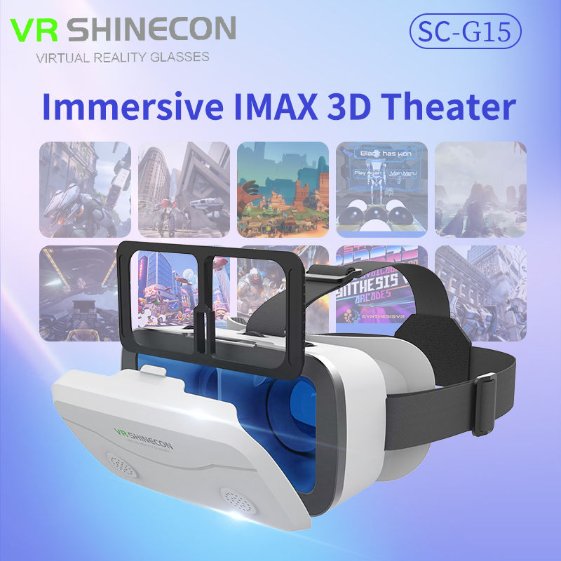 Thumbnail: G15 IMAX Giant Screen Virtual Reality Glasses HD 3D Movie Google Cardboard Box V